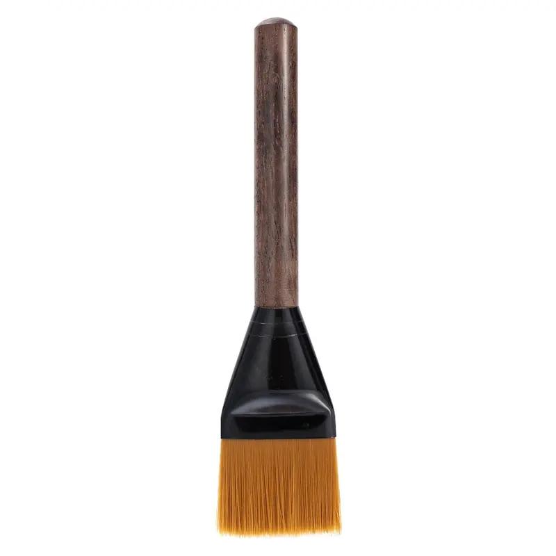Black sandalwood car interior cleaning brush, view 2 - MRSLM