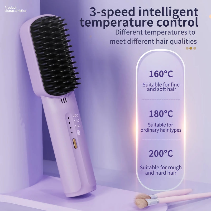 portable heating comb straightener, view 5 - MRSLM
