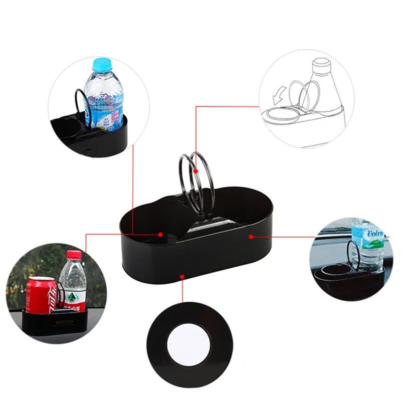 dual-slot car cup holder, view 4 - MRSLM