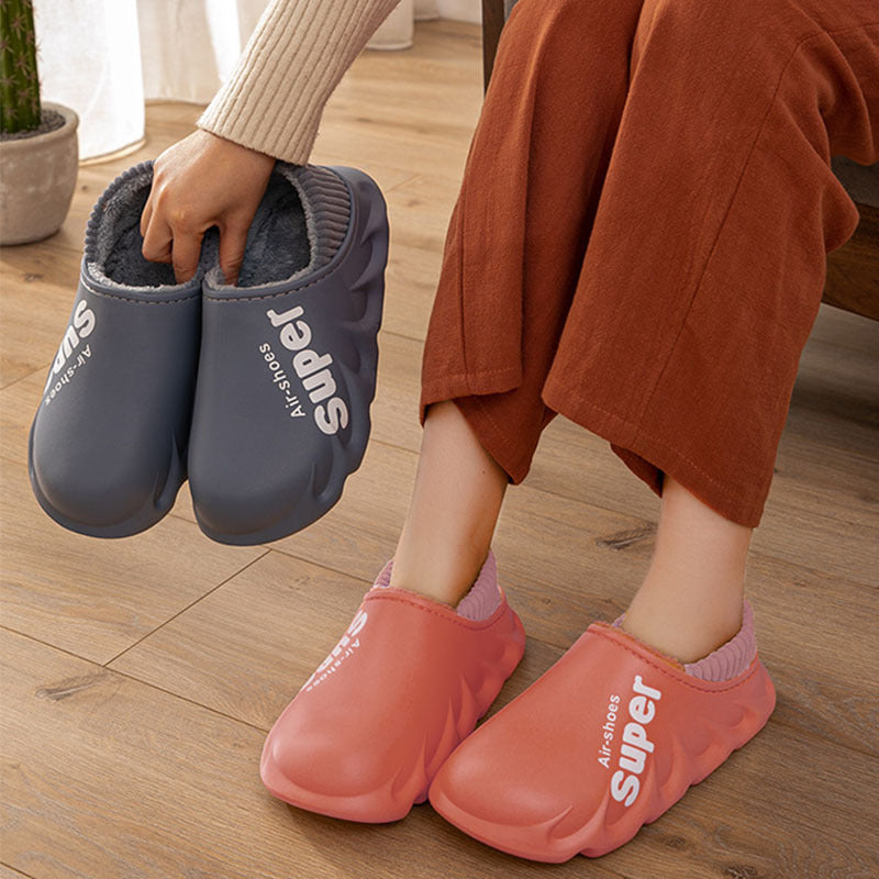 EVA waterproof plush home slippers, view 3 - MRSLM