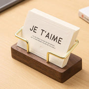 wooden business card holder - MRSLM