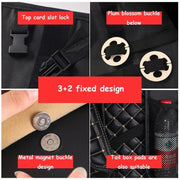 pu leather car trunk organizer, view 8 - MRSLM