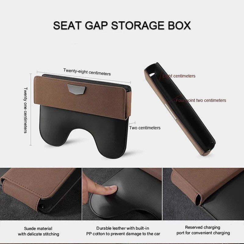 Luxe Car Seat Gap Filler & Organizer