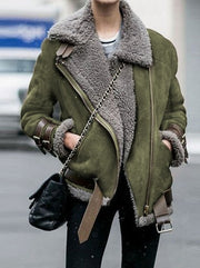 Women's padded winter jacket plus sizes, view 3 - MRSLM