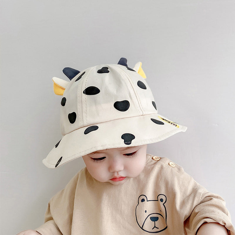 cow pattern kids bucket hat, view 5 - MRSLM