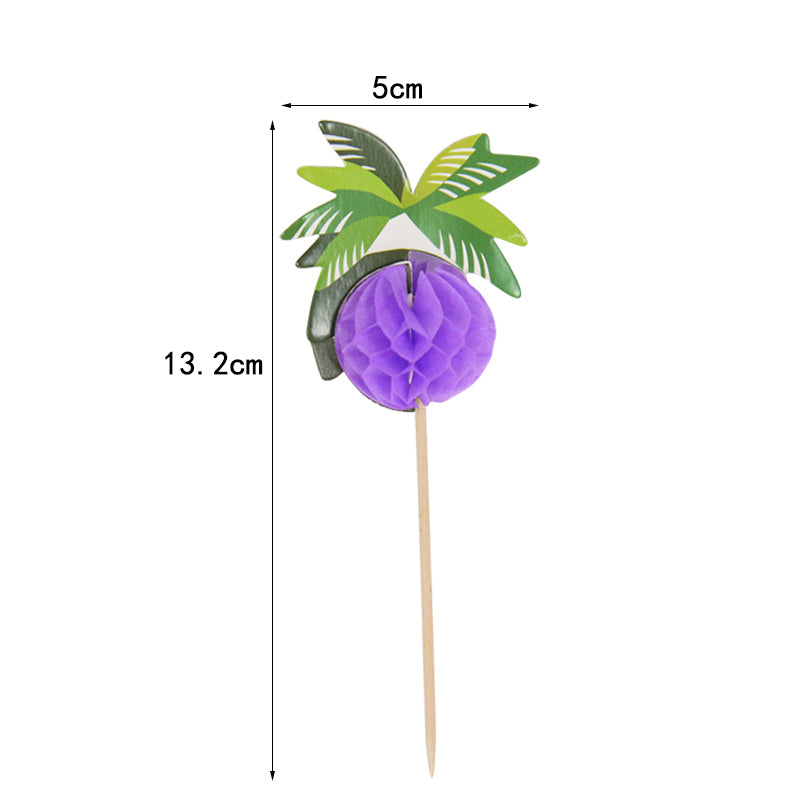 hawaiian luau cocktail picks, view 8 - MRSLM