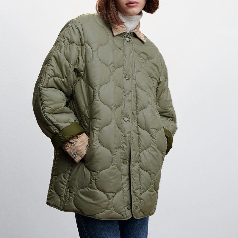 lightweight quilted button-up jacket - MRSLM