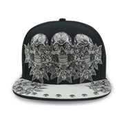 flat-brimmed hip-hop baseball cap adjustable, view 3 - MRSLM