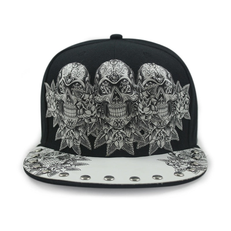 flat-brimmed hip-hop baseball cap adjustable, view 3 - MRSLM