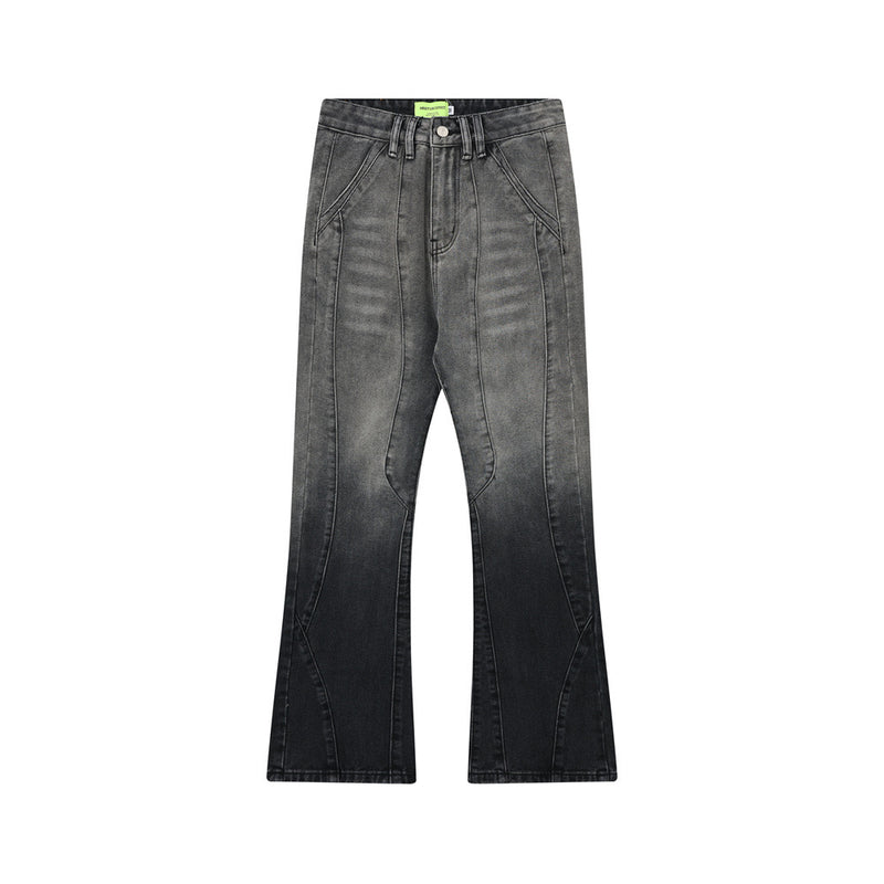 men's tie-dye denim trousers, view 2 - MRSLM
