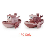 wind up cartoon ship bath toy, view 2 - MRSLM
