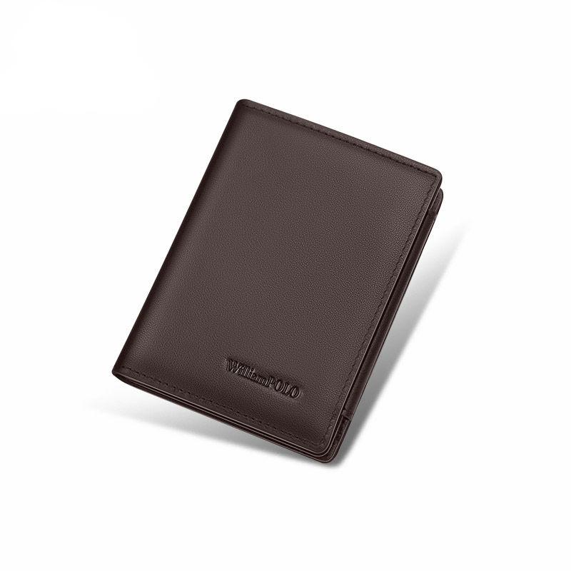 men's short leather wallet, view 3 - MRSLM
