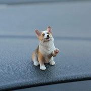 cute corgi dashboard ornament, view 4 - MRSLM