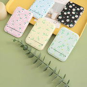 floral flip folding pocket mirror, view 8 - MRSLM