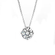 zircon twist collar necklace, view 3 - MRSLM
