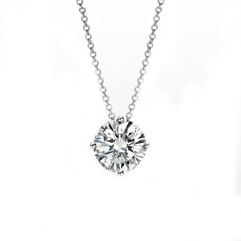 zircon twist collar necklace, view 3 - MRSLM