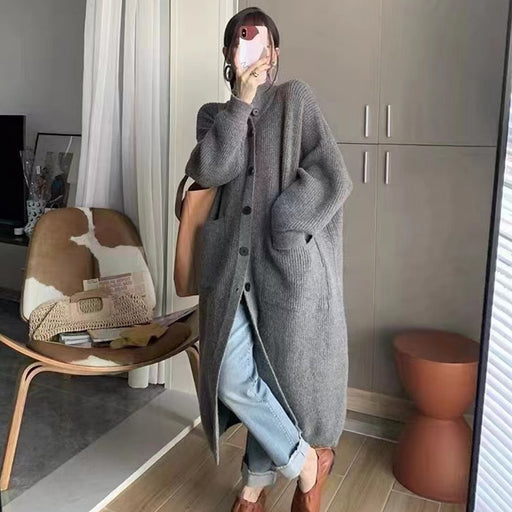 women's thick cardigan sweater coat - MRSLM