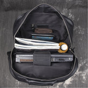 Men's leather backpack, view 8 - MRSLM