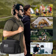 tactical insulated cooler bag, view 6 - MRSLM