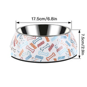 anti-tipping stainless steel pet bowl, view 8 - MRSLM