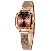 square ladies mesh band watch, view 11 - MRSLM
