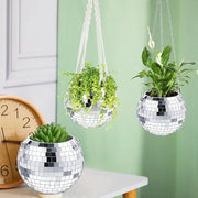 disco ball hanging planter, view 4 - MRSLM