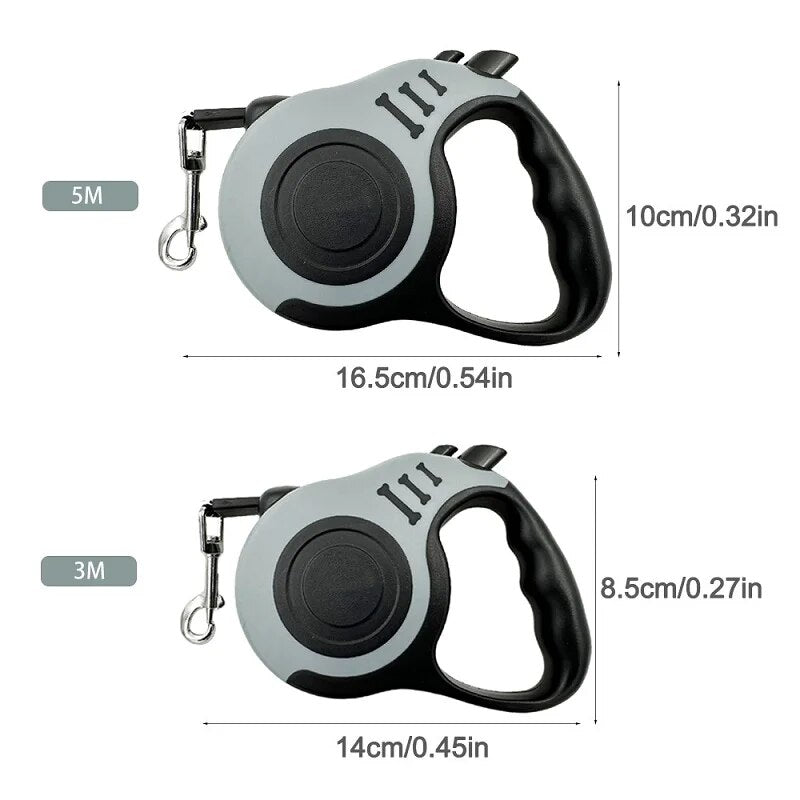 retractable nylon dog leash, view 13 - MRSLM