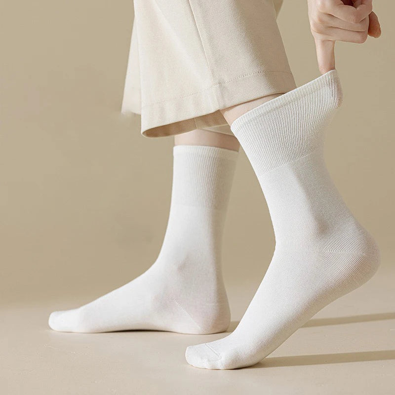4 pairs women's loose cotton socks, view 12 - MRSLM