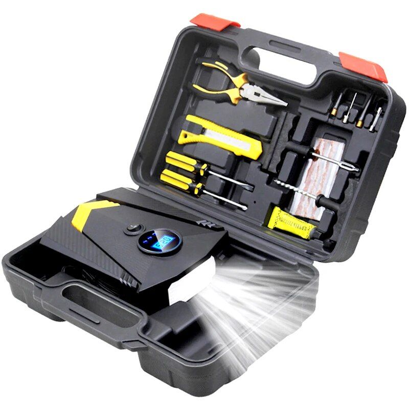 digital car tire inflator, view 3 - MRSLM