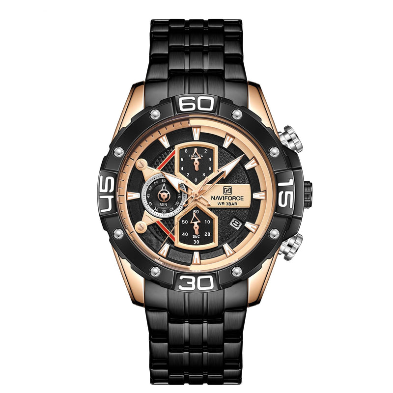 hollow dial waterproof watch, view 5 - MRSLM
