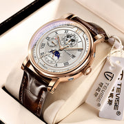 Men's automatic moon phase watch, view 2 - MRSLM