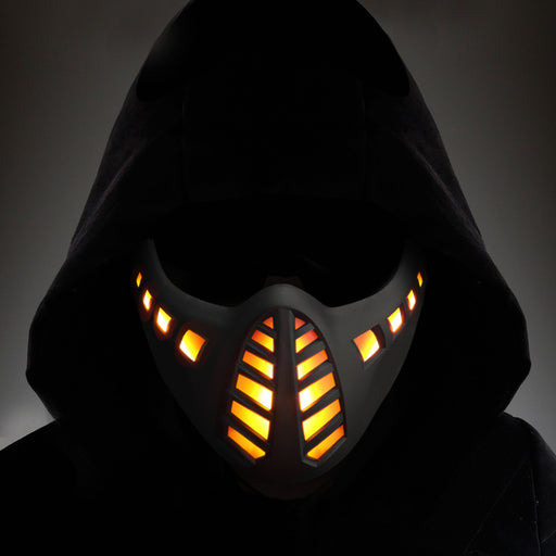 Halloween LED half face mask - MRSLM