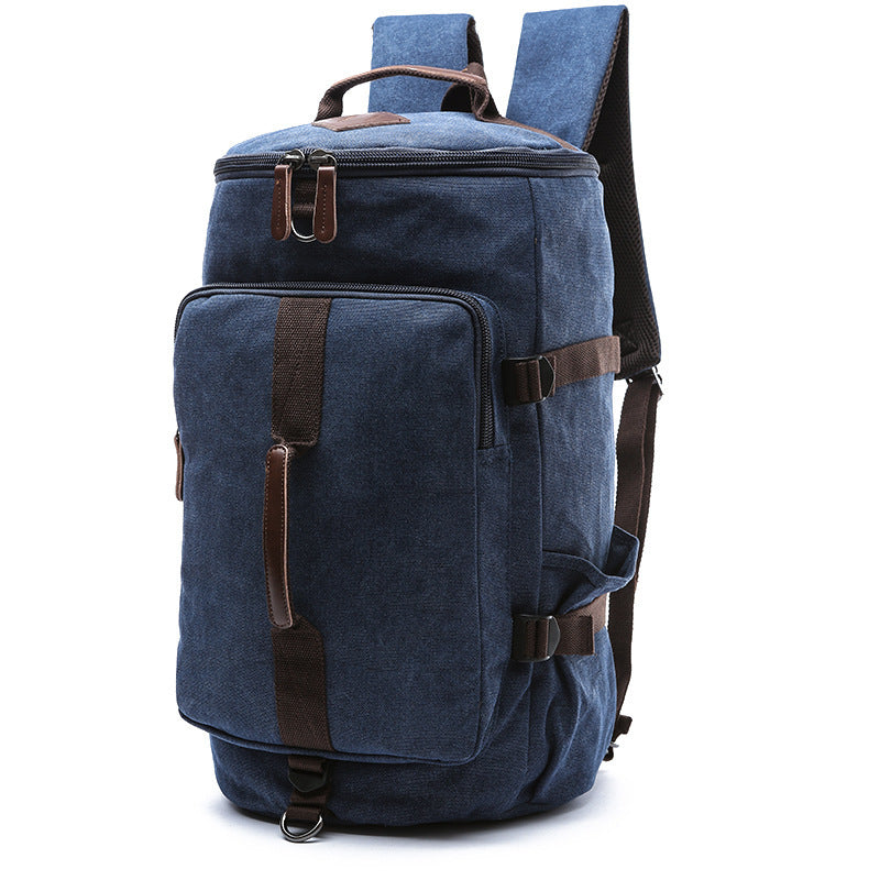 cylinder canvas backpack, view 6 - MRSLM