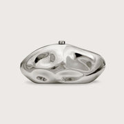 Shimmering shell acrylic clutch, view 4 - MRSLM