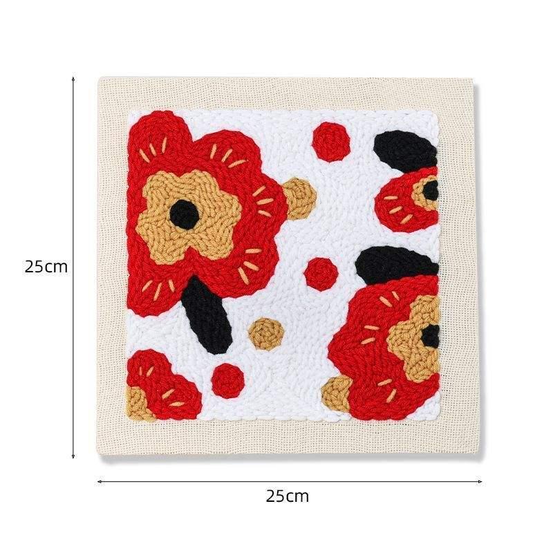 DIY punch needle flower embroidery kit, view 7 - MRSLM