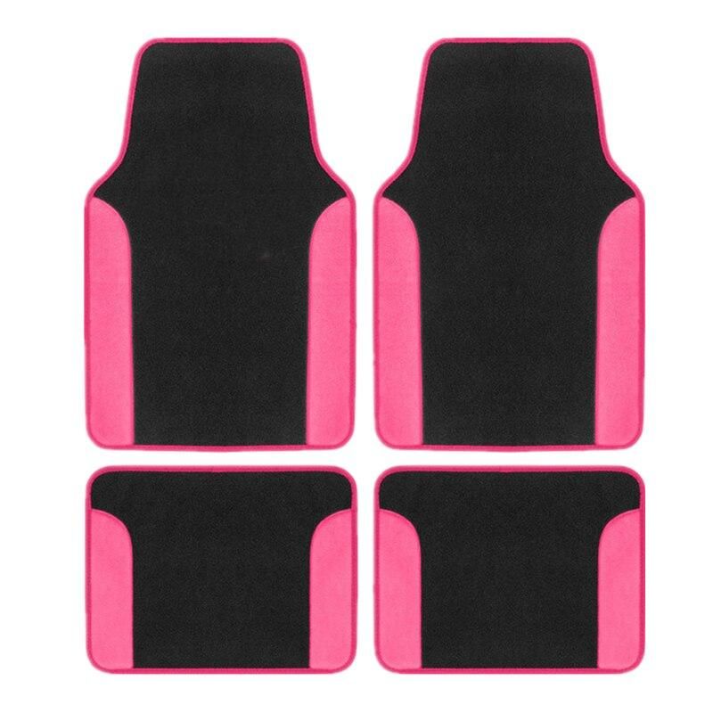 hot pink universal car floor mats - MRSLM