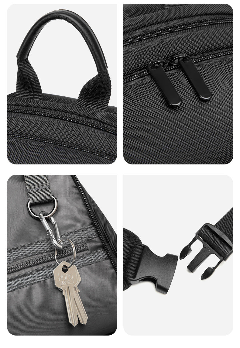 outdoor messenger bag, view 5 - MRSLM