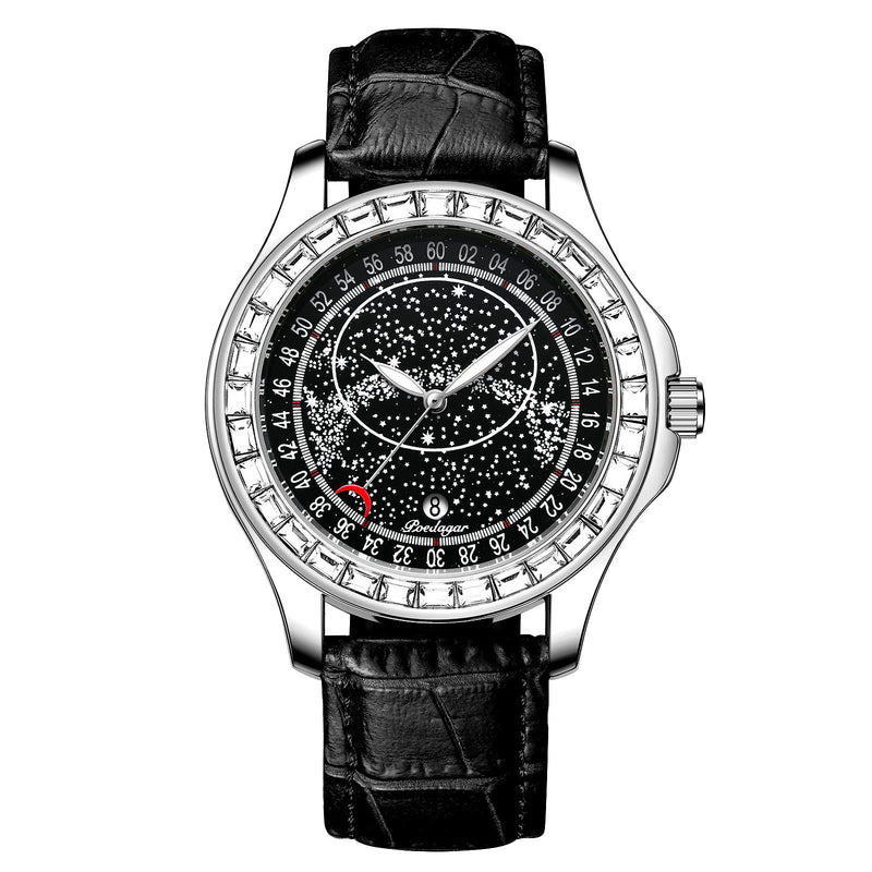 casual luminous quartz watch, view 8 - MRSLM
