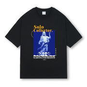 Men's loose letter print T-shirt, view 6 - MRSLM