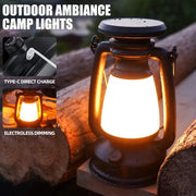 retro horse LED lantern, view 2 - MRSLM
