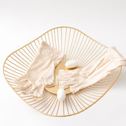 thin mulberry silk finger gloves, view 8 - MRSLM