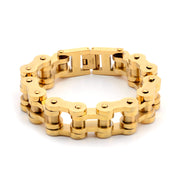 Men's titanium steel bicycle chain bracelet, view 13 - MRSLM