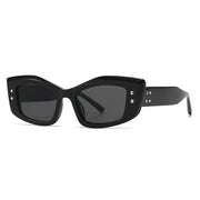 Retro cat eye rivet sunglasses, view 6 - MRSLM