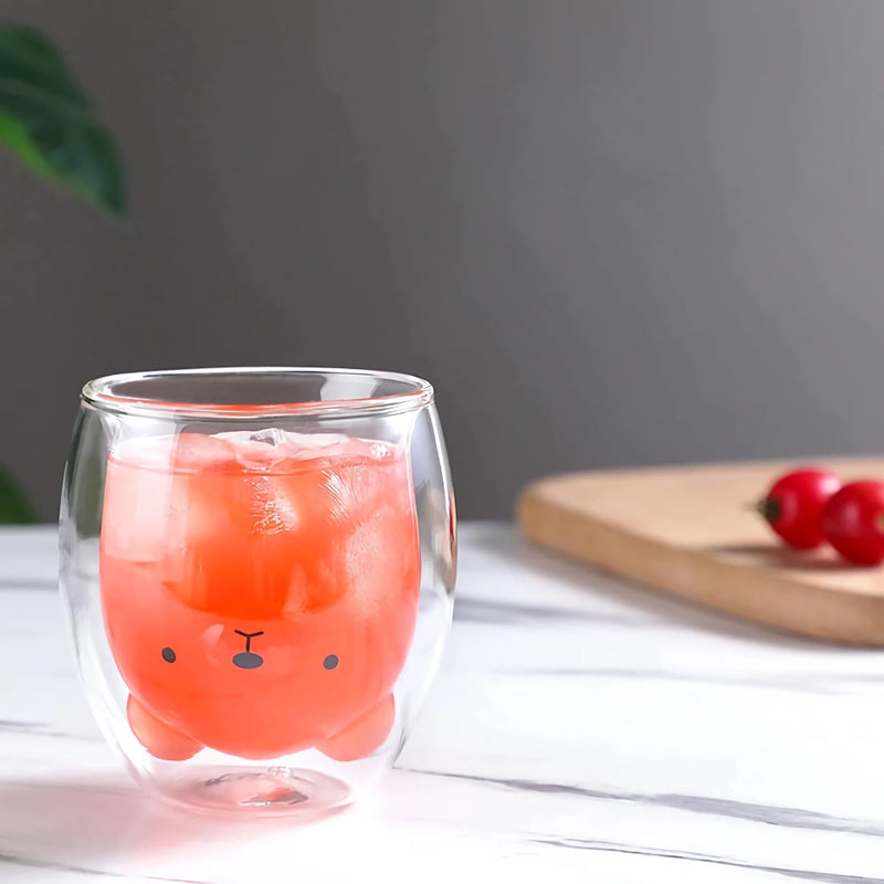 cute double glass cup, view 7 - MRSLM