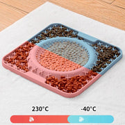 silicone slow feeder pet mat, view 6 - MRSLM