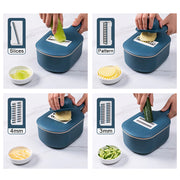multifunction vegetable cutter with drain basket, view 6 - MRSLM