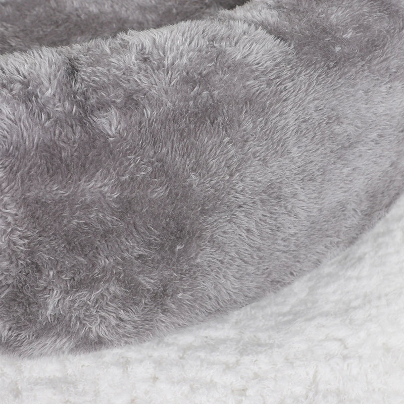 fluffy dog cushion bed, view 5 - MRSLM