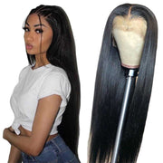 long straight synthetic wig, view 4 - MRSLM
