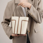 leather bucket shoulder bag - MRSLM