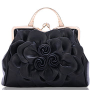 solid color PU tote shoulder bag, view 5 - MRSLM